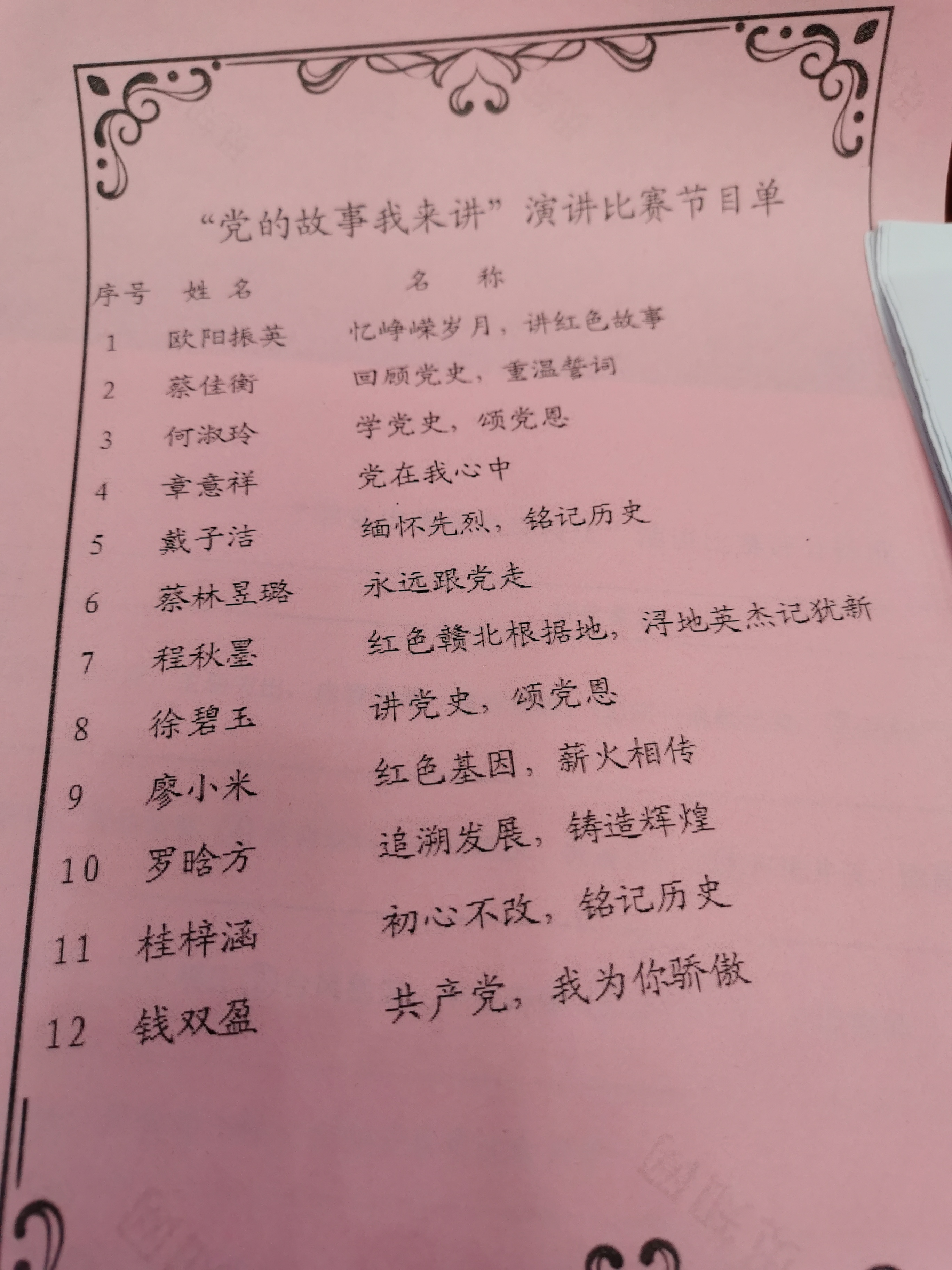 党的故事我来讲主题演讲比赛(图2)